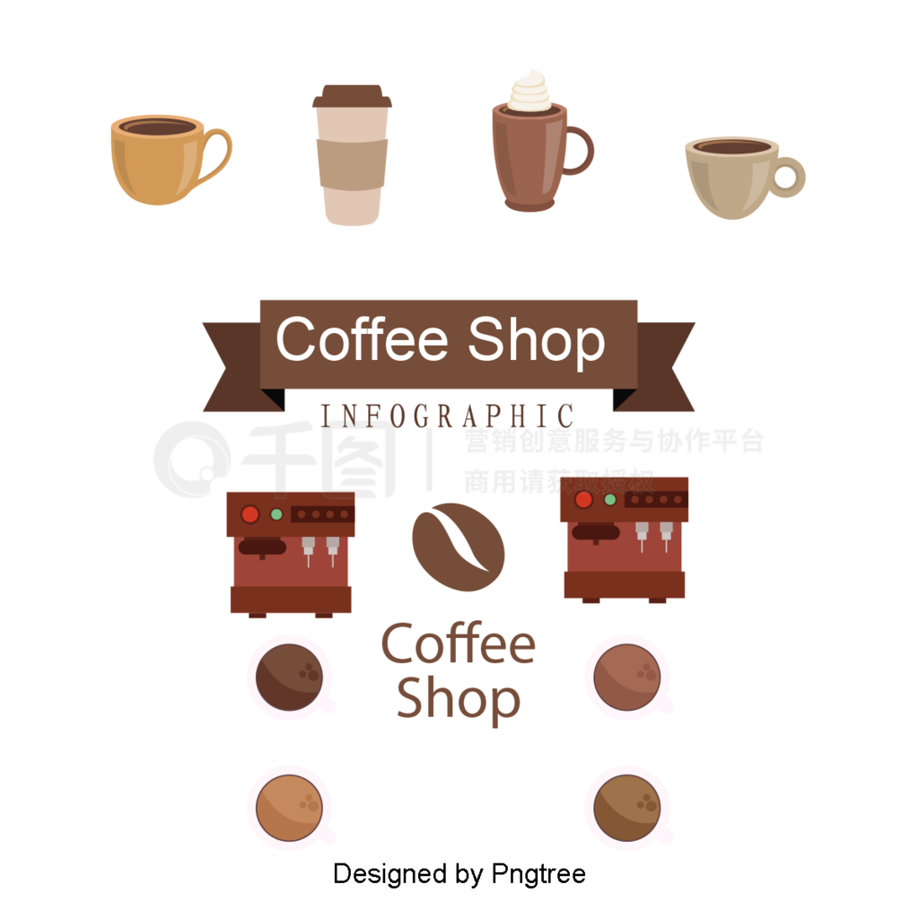 咖啡店服务主题 免费下载编号34926711 PSD模板（650像素）助力品牌视觉升级